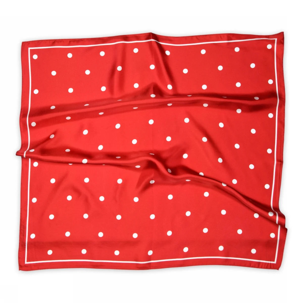 MPdenmark Paloma Silk Scarf – Tomato