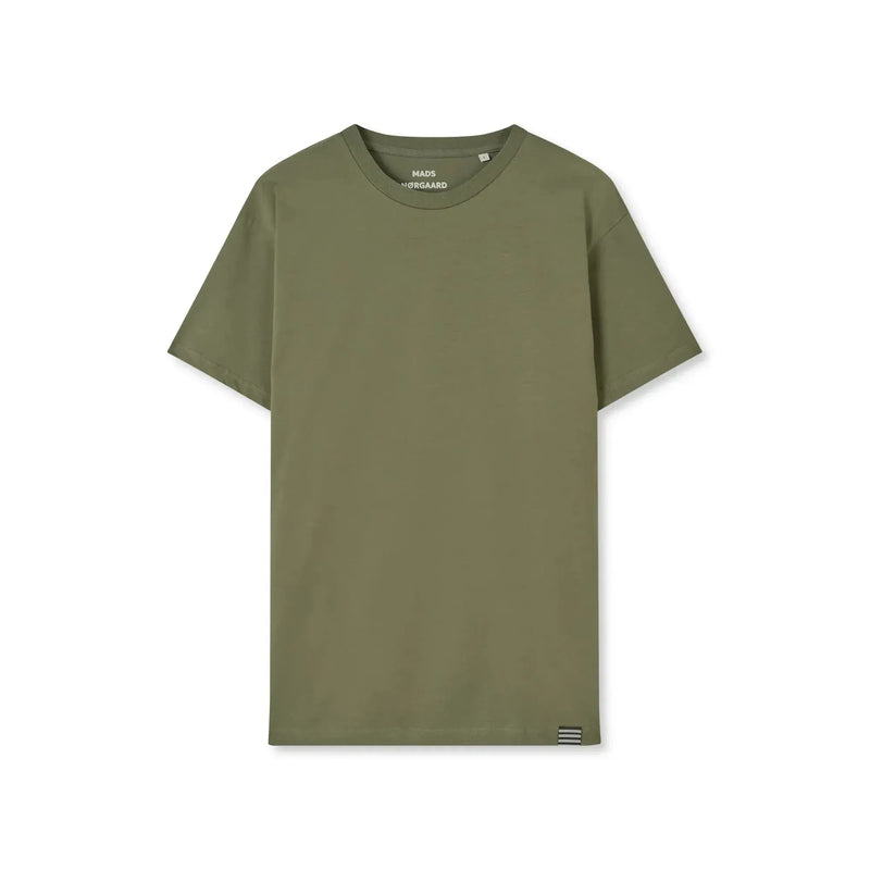 Mads Nørgaard, Organic Thor Tee FAV, Army-Mads Nørgaard - Herre-Minlillebutik.dk