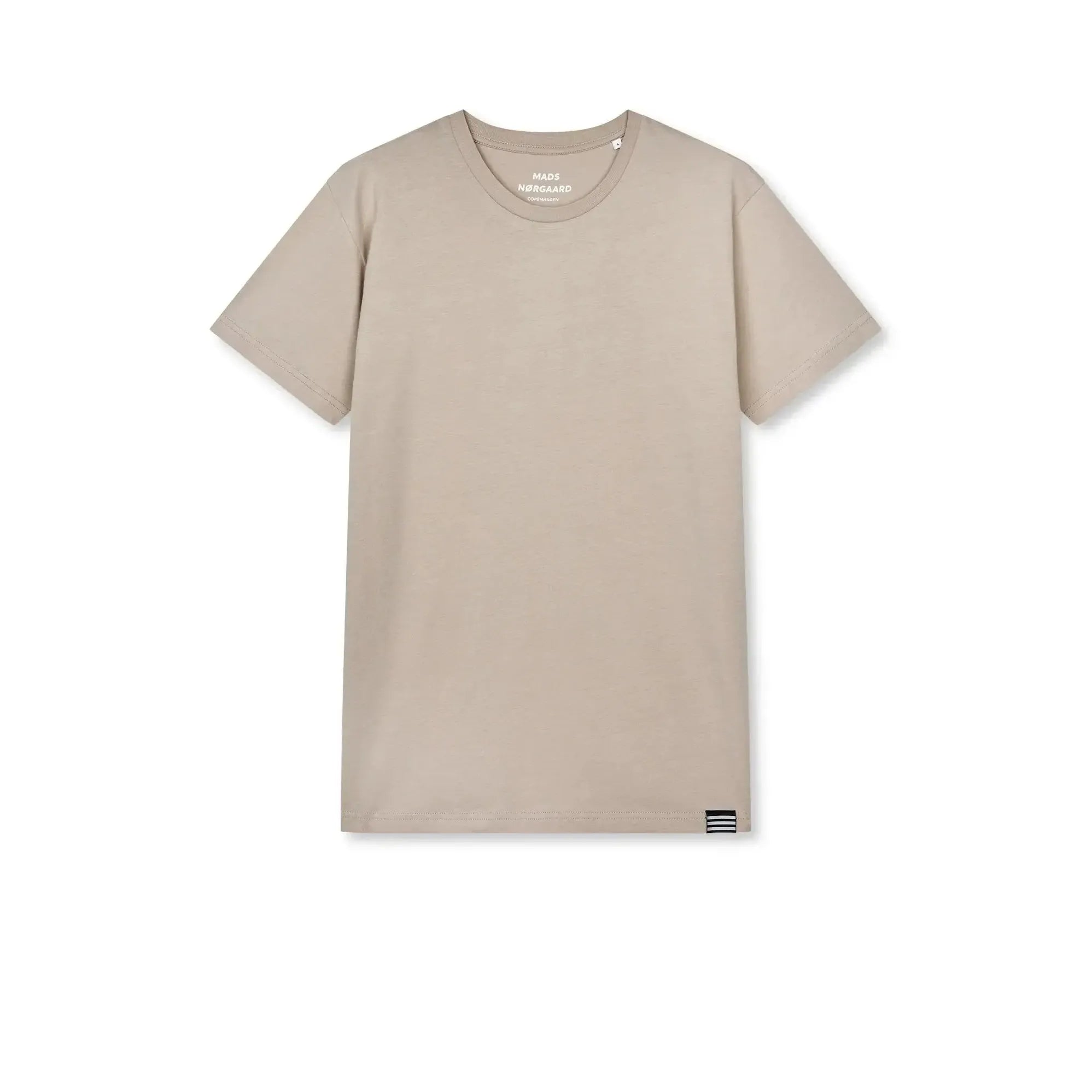 Mads Nørgaard, Fine Jersey Thor Tee FAV, Plaza Taupe-Mads Nørgaard - Herre-Minlillebutik.dk