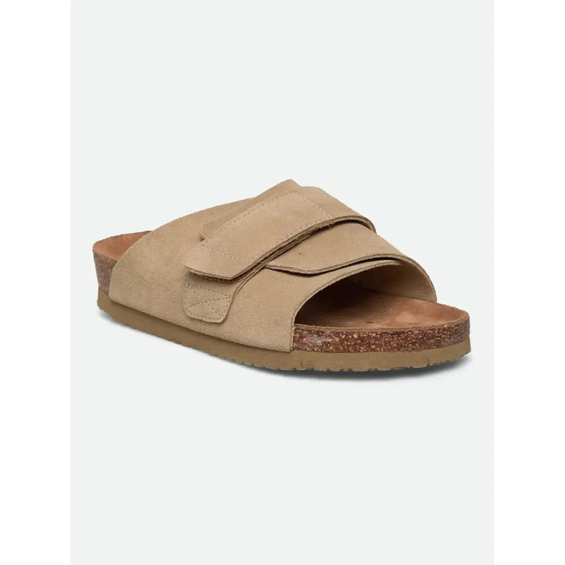 Rosemunde, RHWColina Leather Suede Sandal, Taupe-Rosemunde-Minlillebutik.dk