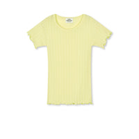 Mads Nørgaard, Pointella Trixy Tee, Tender Yellow-Mads Nørgaard - Dame-Minlillebutik.dk
