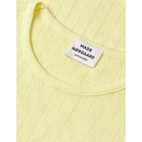 Mads Nørgaard, Pointella Trixy Tee, Tender Yellow-Mads Nørgaard - Dame-Minlillebutik.dk