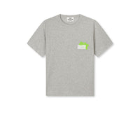 Mads Nørgaard, Single Organic Grace Tee, Mid Grey Melange-Mads Nørgaard - Dame-Minlillebutik.dk