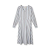 Mads Nørgaard, Poplinda Esme Dress, Shadow Pinstripe/Winery-Mads Nørgaard - Dame-Minlillebutik.dk
