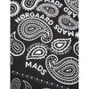 Mads Nørgaard, Soft Cotton Paisley Scarf Solid, Black-Mads Nørgaard - Dame-Minlillebutik.dk