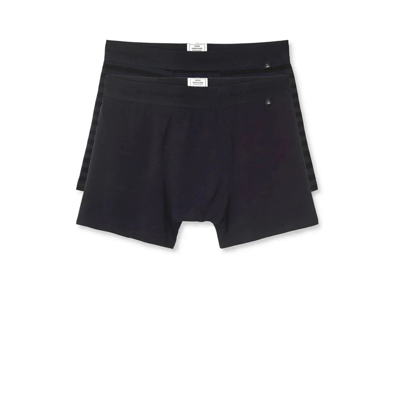 Mads Nørgaard x JBS of Denmark 2-pack tights, black/navy-Mads Nørgaard x JBS-Minlillebutik.dk