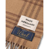 Mads Nørgaard, Wowen Wool Logo Scarf, Cornstalk/Cocoa Brown-Mads Nørgaard - Dame-Minlillebutik.dk