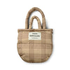 Mads Nørgaard, Light Ripstop Pillow AOP Bag Recycle, Cornstalk/Cocoa Brown-Mads Nørgaard - Dame-Minlillebutik.dk