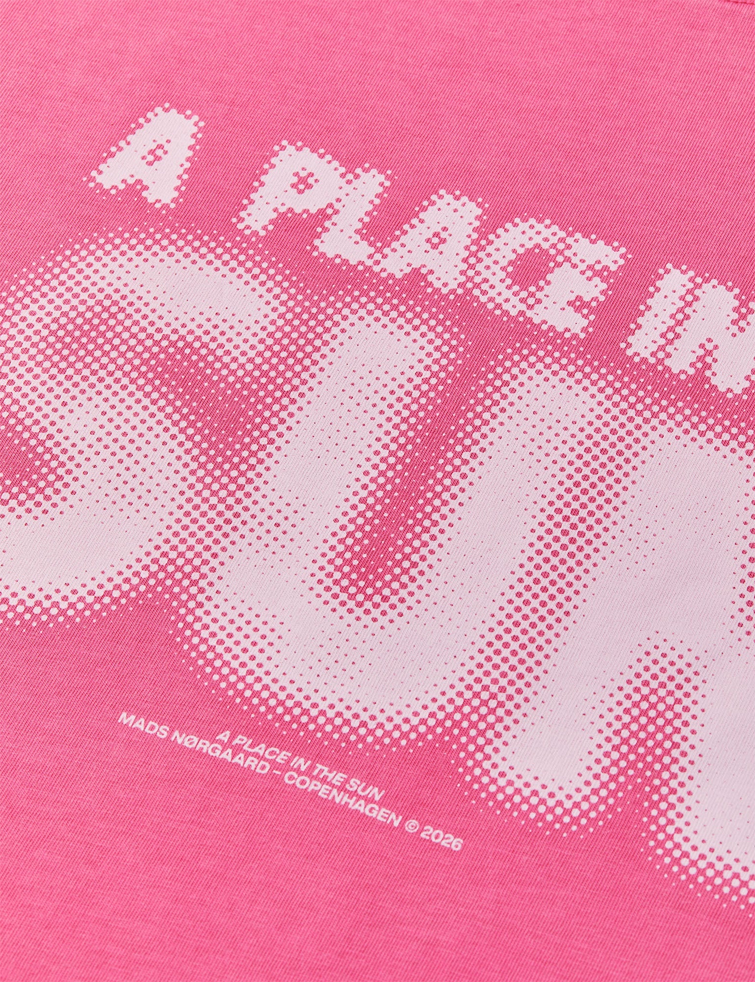 Mads Nørgaard, Cotton Jersey Dassel Tee, Carmine Rose