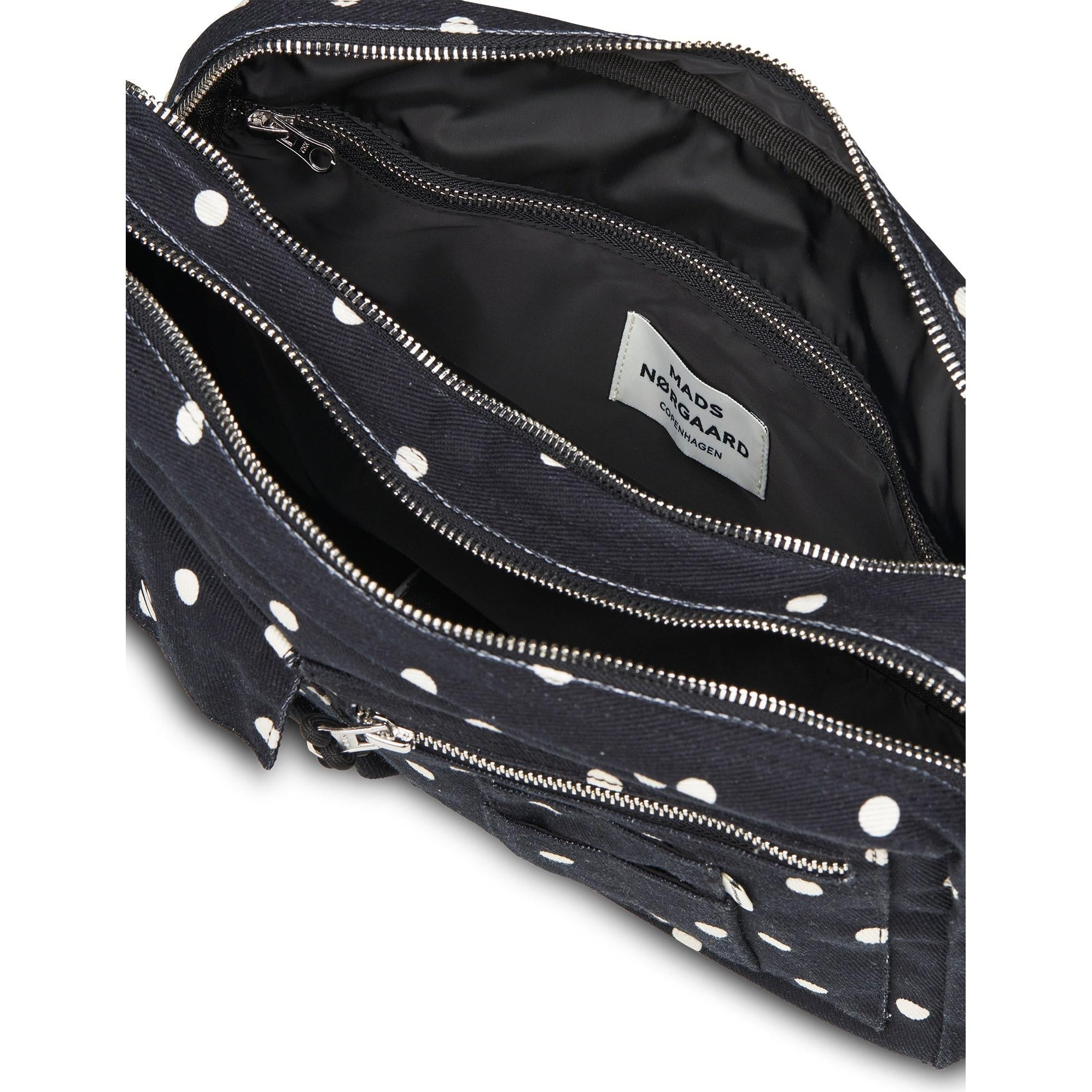 Mads Nørgaard, Boutiqno Cappa Art Bag, Dot AOP Black-Mads Nørgaard - Dame-Minlillebutik.dk