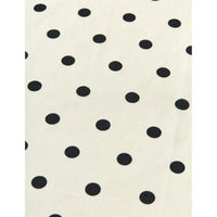 Mads Nørgaard, Soft Cotton Big Dot Scarf, Dot AOP/Black-Mads Nørgaard - Dame-Minlillebutik.dk