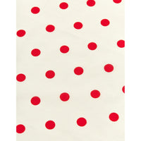 Mads Nørgaard, Soft Cotton Self Dot Scarf, Dot AOP/Fiery Red-Mads Nørgaard - Dame-Minlillebutik.dk