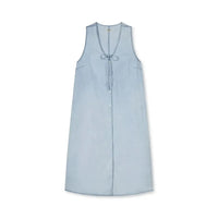 Mads Nørgaard, Air Denim Pauline Dress, Sunbleached Blue-Mads Nørgaard - Dame-Minlillebutik.dk