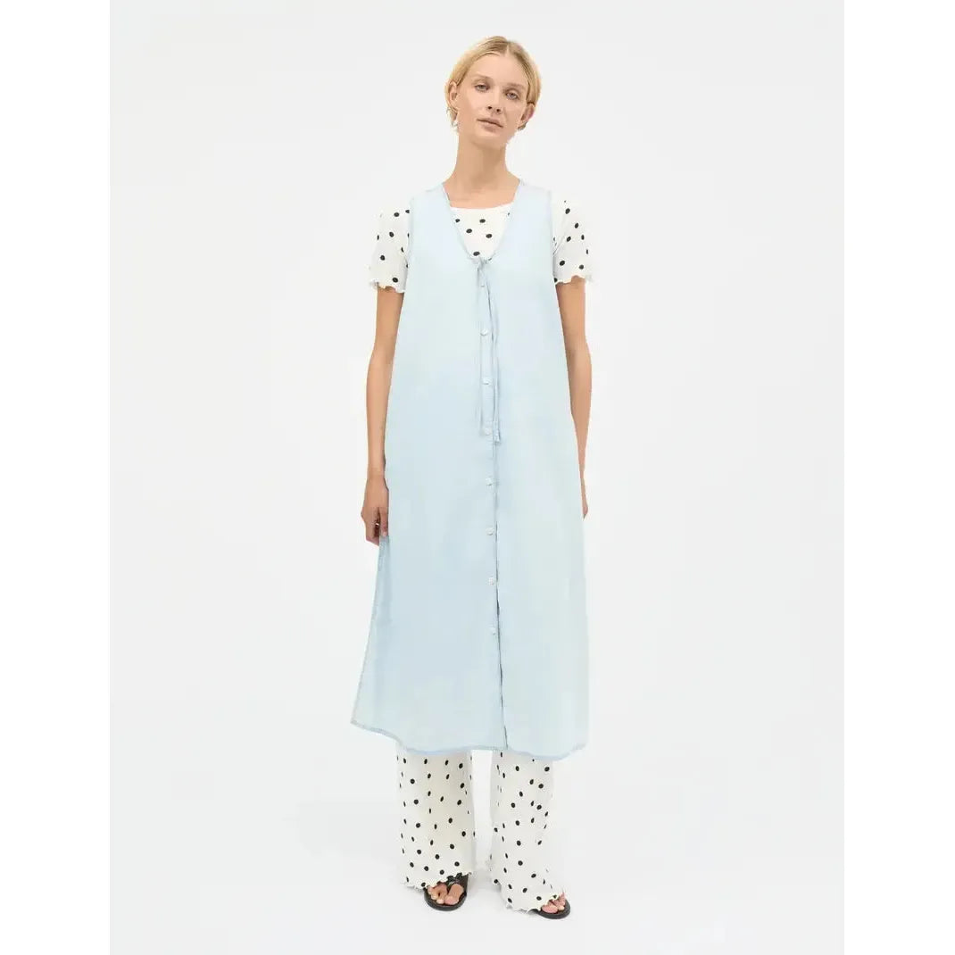 Mads Nørgaard, Air Denim Pauline Dress, Sunbleached Blue-Mads Nørgaard - Dame-Minlillebutik.dk