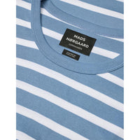 Mads Nørgaard, Trio Rib Tobias Tee LS, Riviera/White-Mads Nørgaard - Herre-Minlillebutik.dk