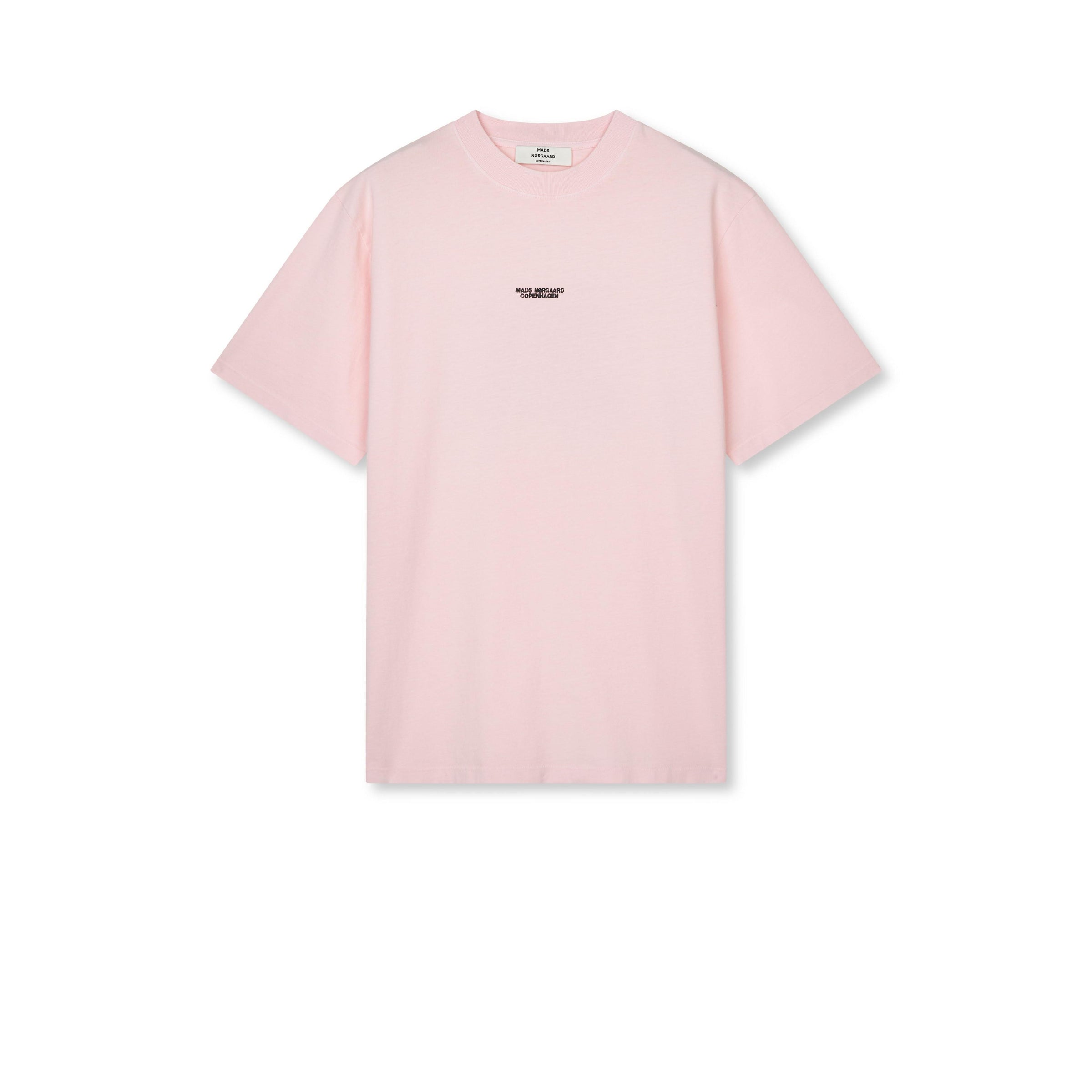 Mads Nørgaard, Cotton Jersey Dassel Tee, Icy Pink-Mads Nørgaard - Dame-Minlillebutik.dk