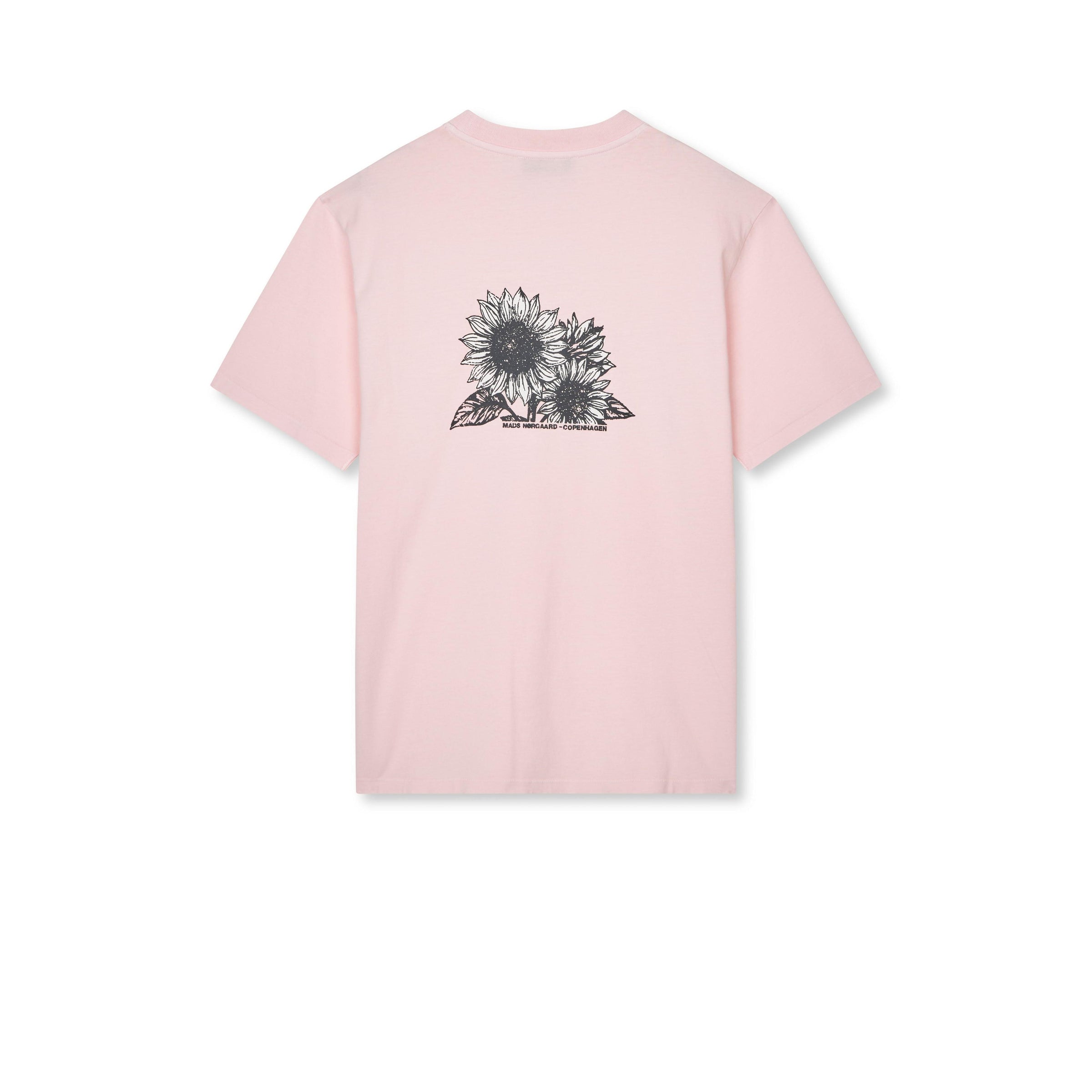 Mads Nørgaard, Cotton Jersey Dassel Tee, Icy Pink-Mads Nørgaard - Dame-Minlillebutik.dk
