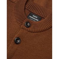 Mads Nørgaard, Wool Kjeld Cardigan Knit, Cocoa