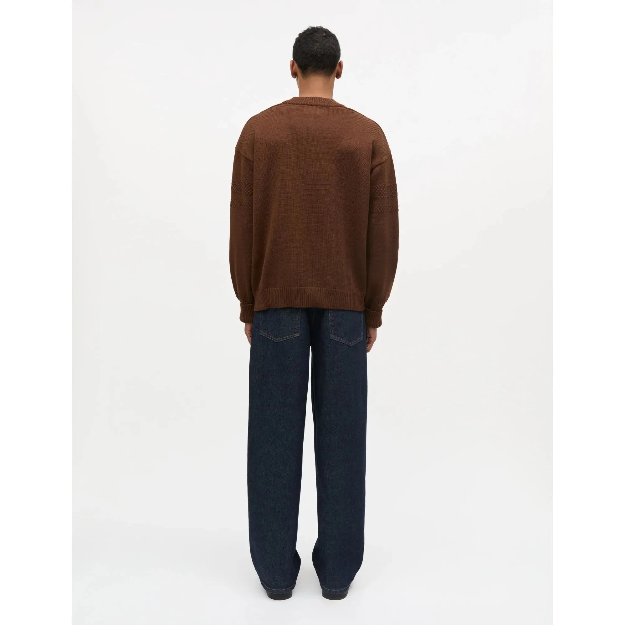 Mads Nørgaard, Wool Kjeld Cardigan Knit, Cocoa