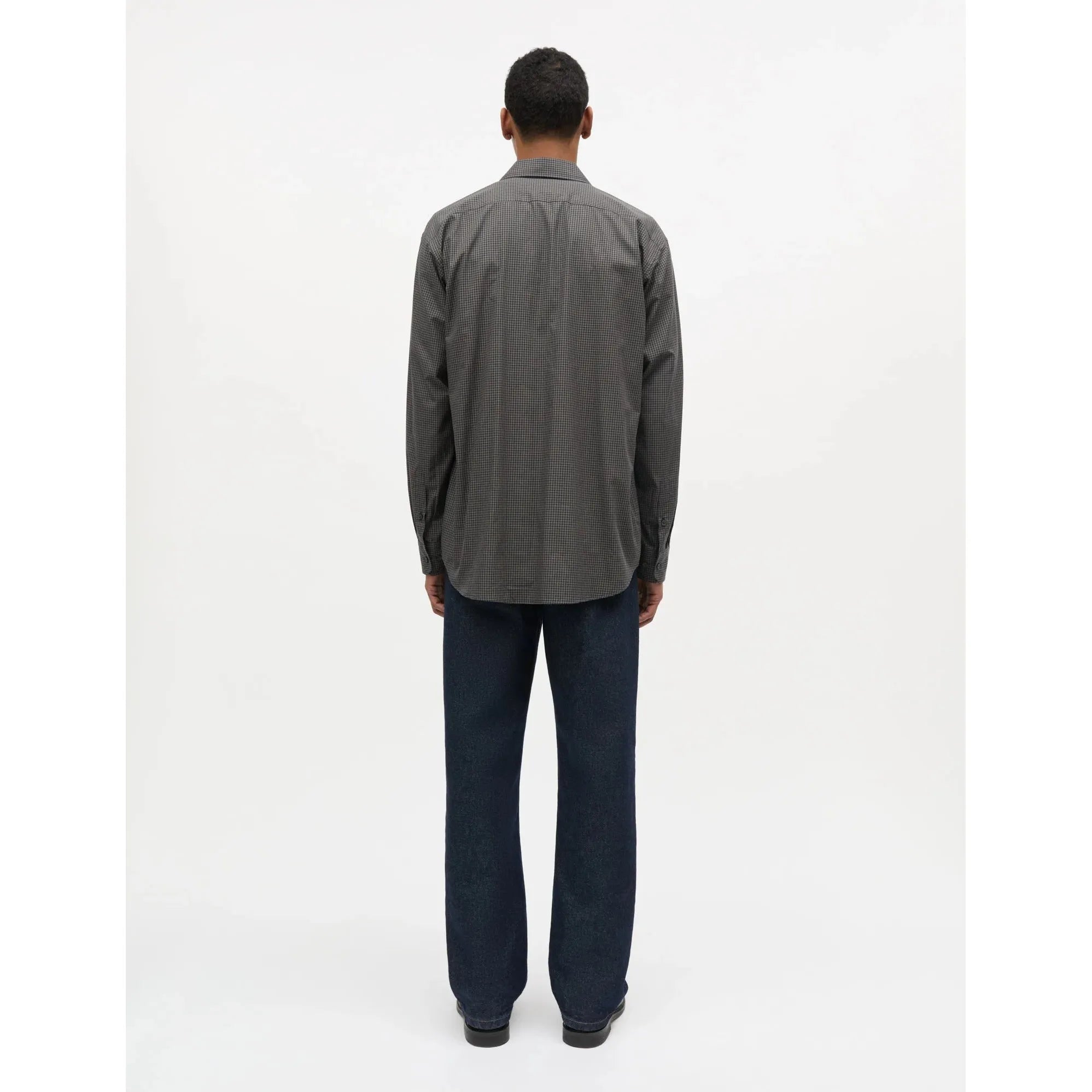 Mads Nørgaard, Cotton Soft Marcel Shirt, Sky Captain/Tarmac