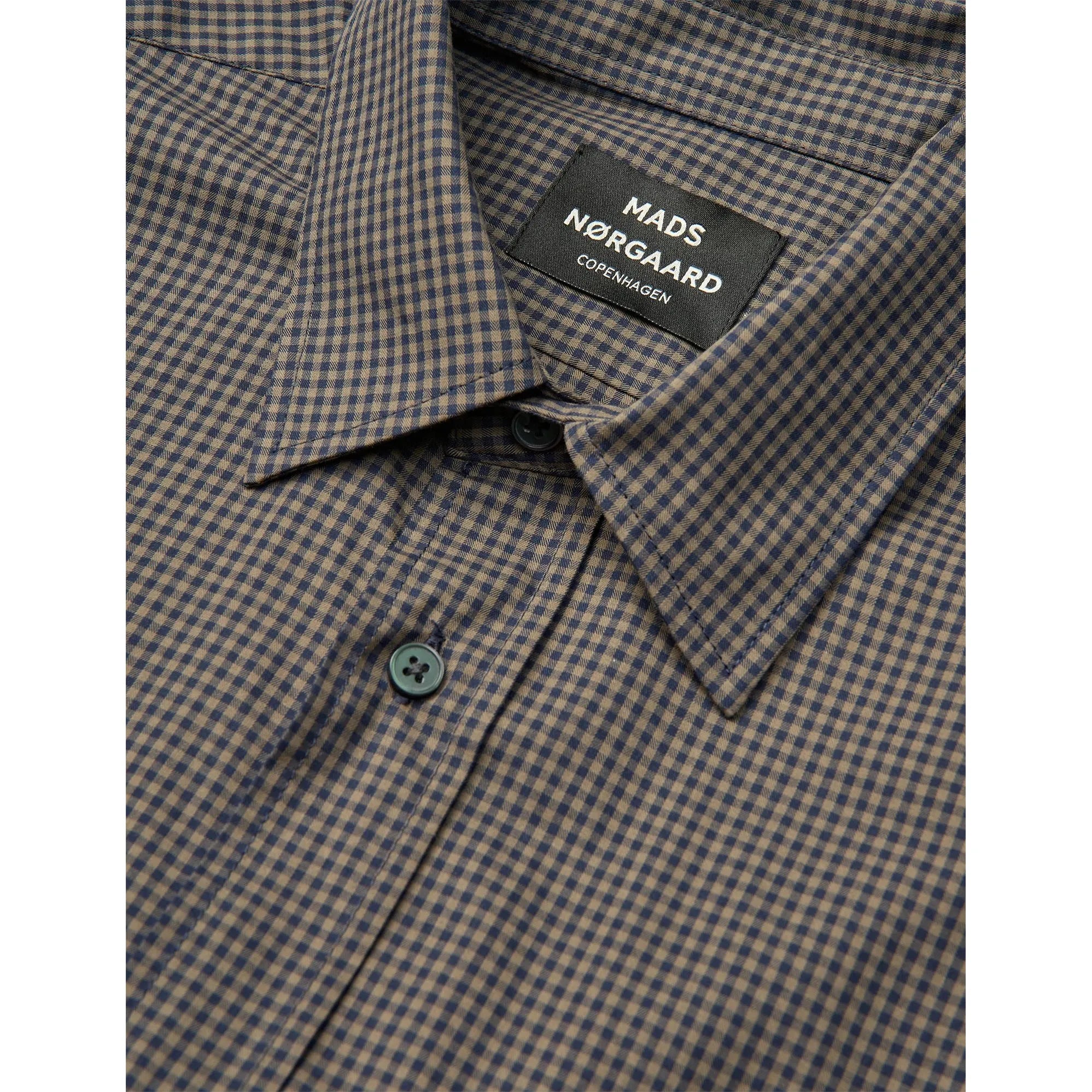 Mads Nørgaard, Cotton Soft Marcel Shirt, Sky Captain/Tarmac
