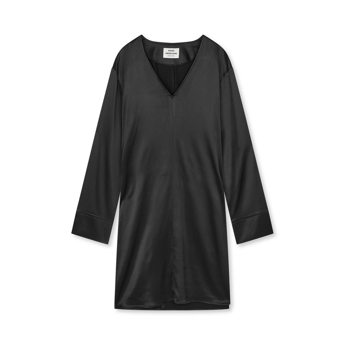 Mads Nørgaard, Viscosa Bea Dress, Black-Mads Nørgaard - Dame-Minlillebutik.dk