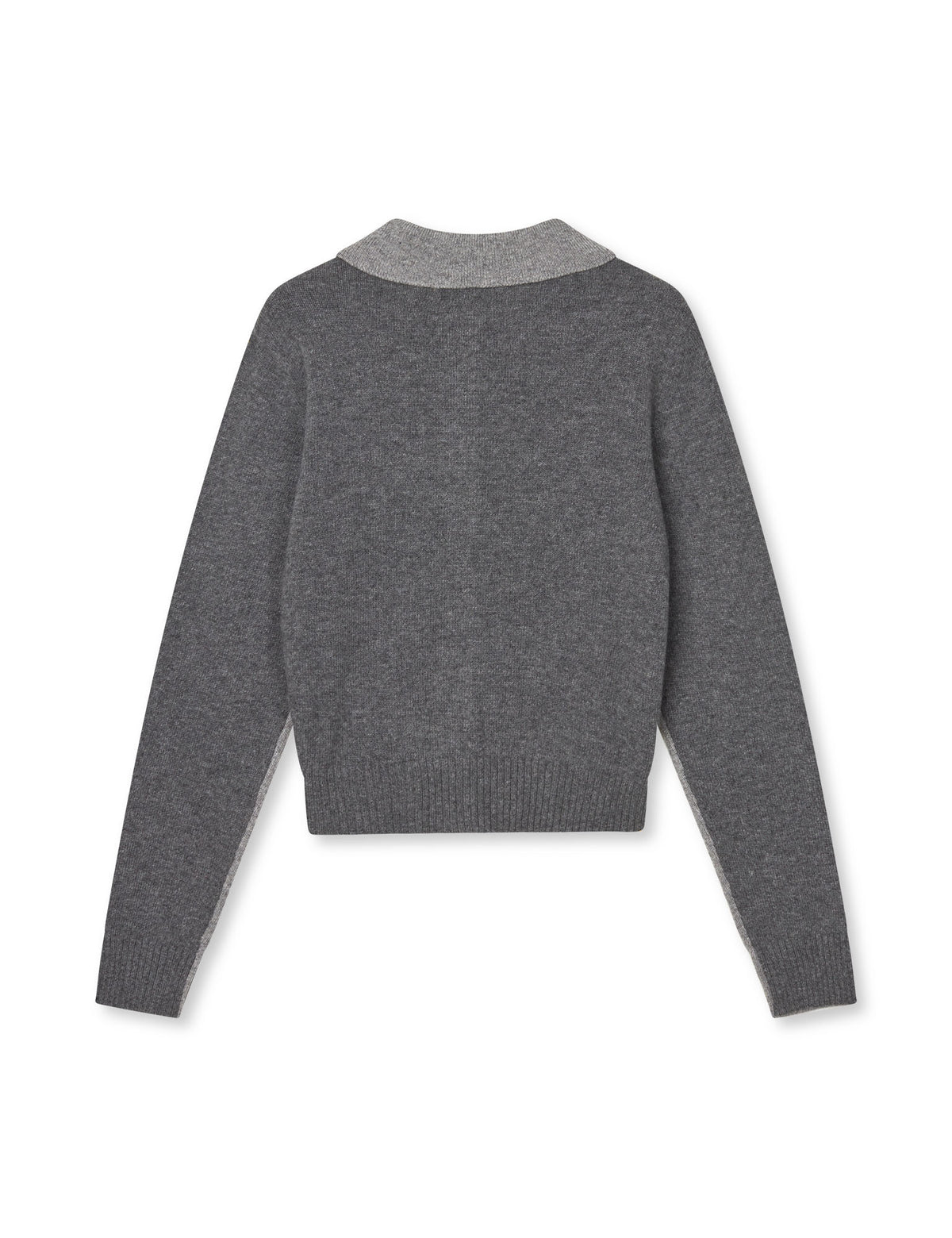Mads Nørgaard, Yota Knit Katrine Cardigan, Light Grey Melange/Dark Grey M