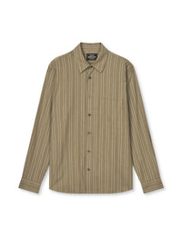 Mads Nørgaard Flannel Stripe Sune Shirt, Overland Trek