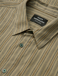 Mads Nørgaard Flannel Stripe Sune Shirt, Overland Trek
