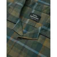 Mads Nørgaard Brushed Flannel Luke Shirt CH, Tarmac Check