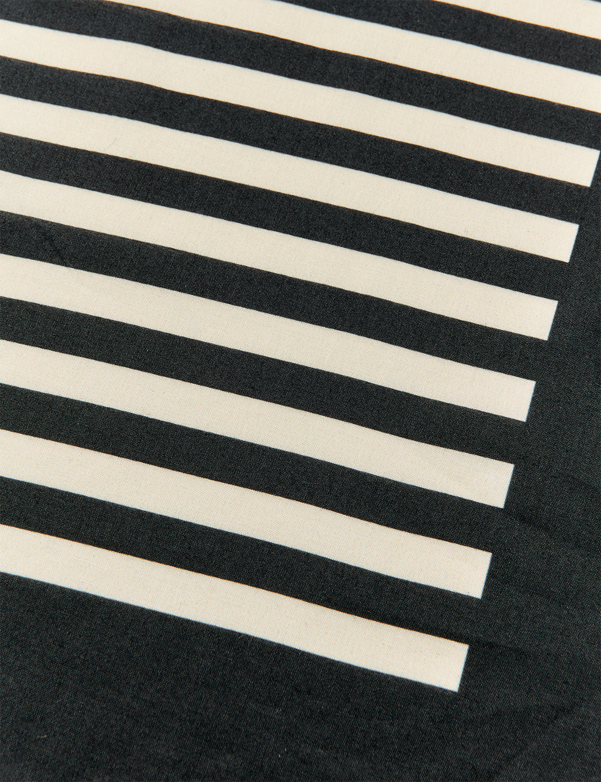Mads Nørgaard, Soft Cotton Scarf Big, Stripe AOP/Black
