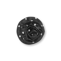 Mads Nørgaard MN Rose Brooch, Dot Black/White