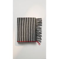 Mads Nørgaard Premium Ellen Scarf, Black / White