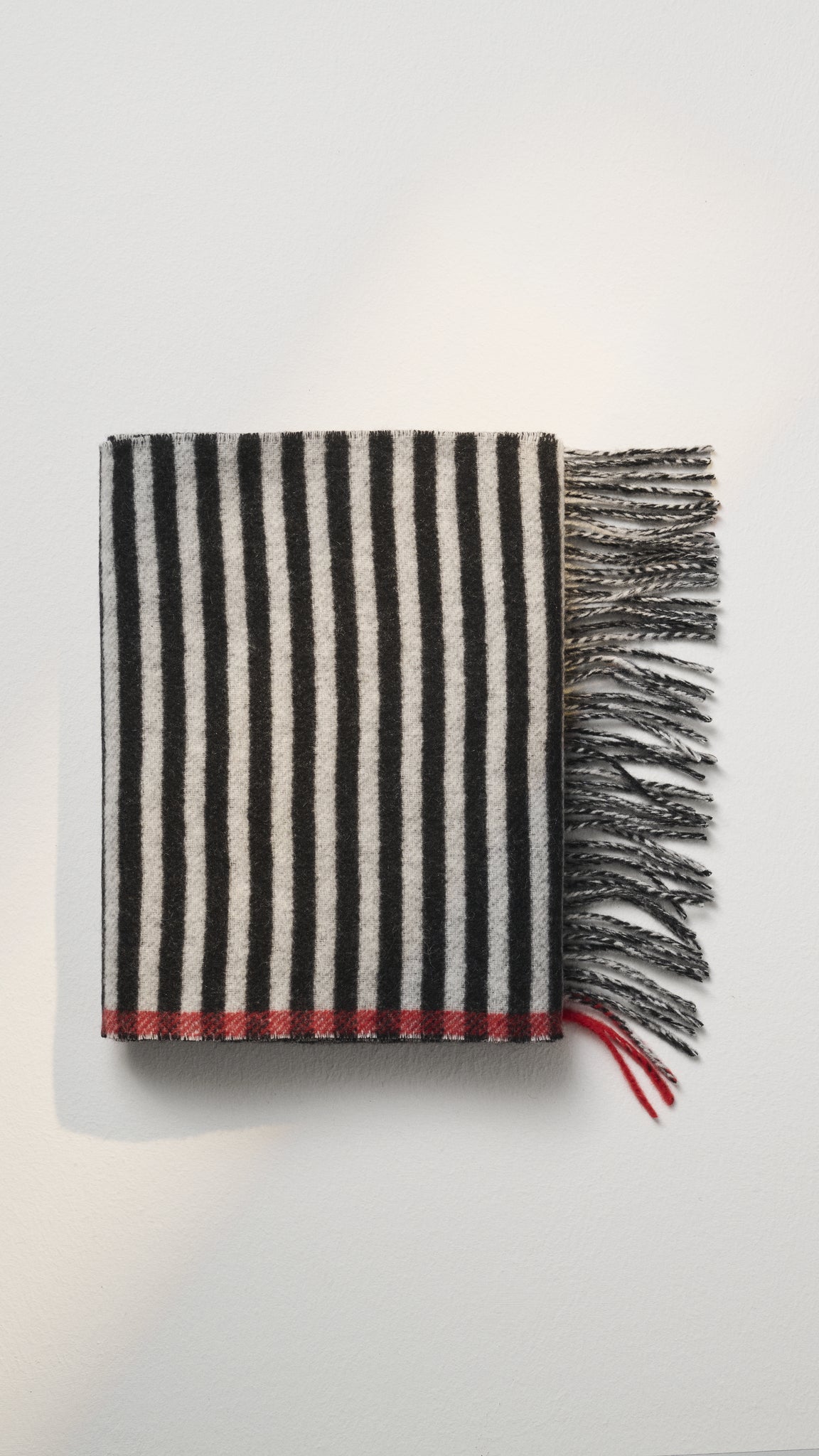 Mads Nørgaard Premium Ellen Scarf, Black / White