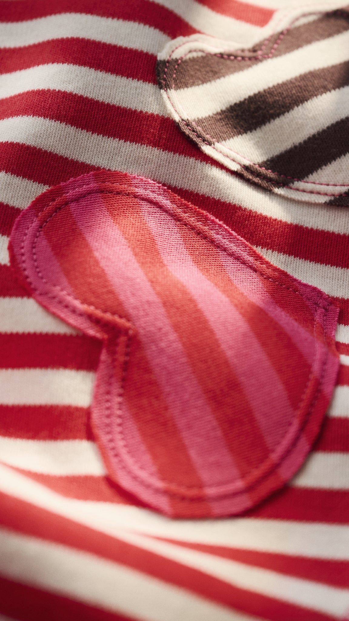 Mads Nørgaard Caro Scarf, Stripe Red/White