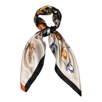 MPdenmark, Sneaky Fox, Phoebe Silk Scarf, Marmelade-MP Strømper-Minlillebutik.dk