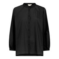 Frau, Tokyo LS Short Shirt, Black-Frau-Minlillebutik.dk