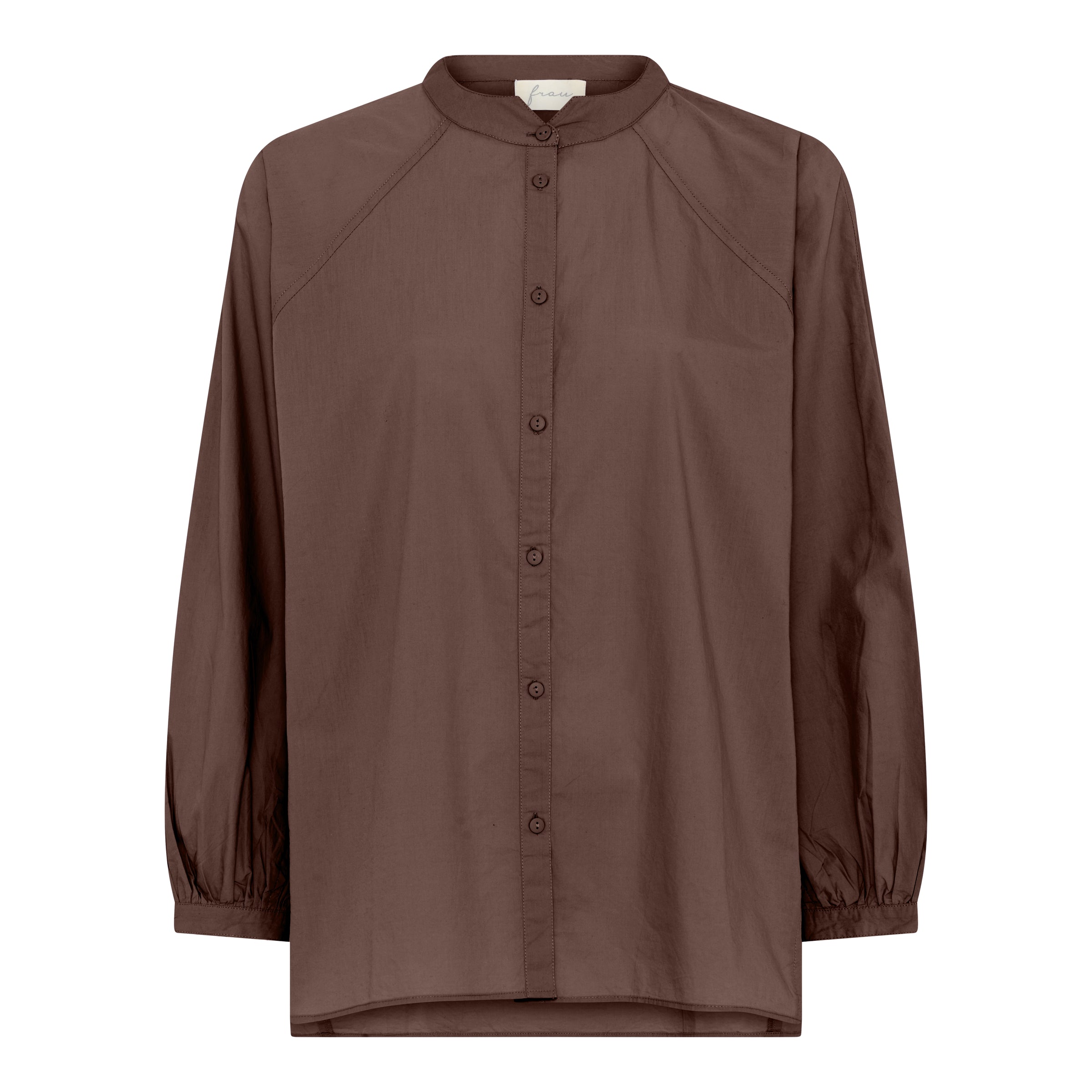 Frau, Tokyo LS Short Shirt, Coffee Quartz-Frau-Minlillebutik.dk