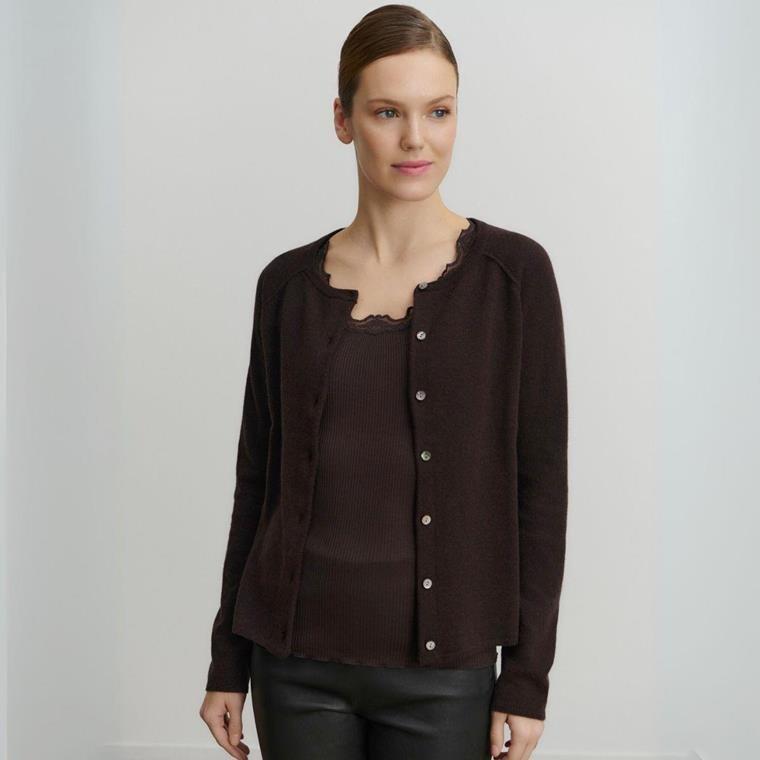 Rosemunde, RWLaica Cashmere LS, Ganache-Rosemunde-Minlillebutik.dk