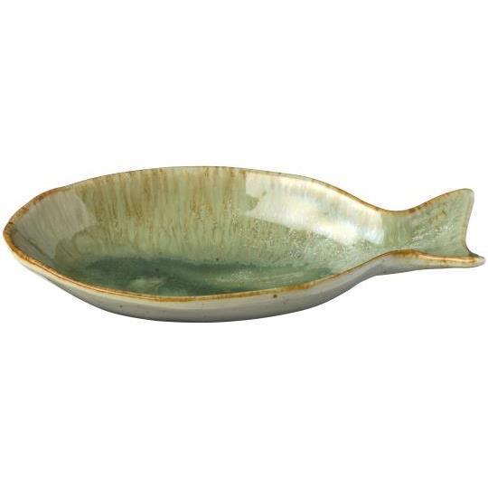 Ib Laursen, Skål, Ocean Green, Fiskeformet-Ib Laursen-Minlillebutik.dk