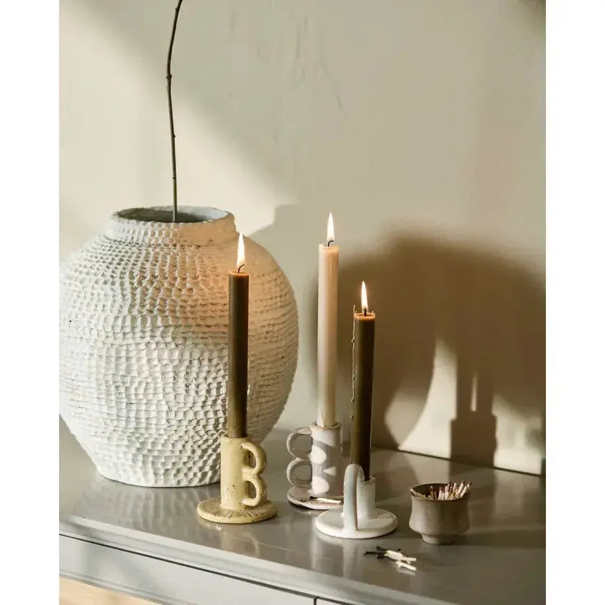 Nordal, Gavdos lysestage, Beige-Nordal-Minlillebutik.dk