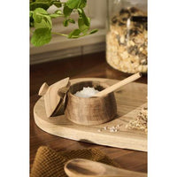 Ib Laursen, Saltkar m/låg, Akacietræ-Ib Laursen-Minlillebutik.dk