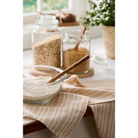 Ib Laursen, Viskestykke, Tilde, Rustikbrune striber-Ib Laursen-Minlillebutik.dk