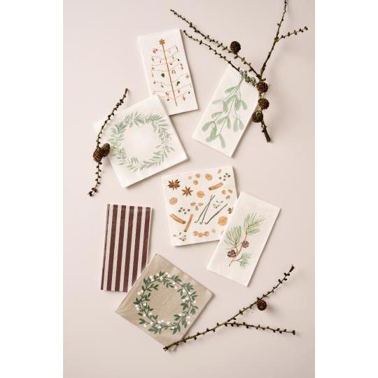 Ib Laursen, Serviet, Snebærkrans-Ib Laursen-Minlillebutik.dk