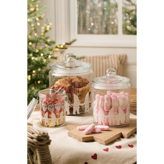 Ib Laursen, Opbevaringsglas, Nissedekoration, 1900 ml-Ib Laursen-Minlillebutik.dk