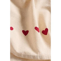 Ib Laursen, Viskestykke, Emma, Natur m/røde hjerter-Ib Laursen-Minlillebutik.dk