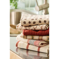 Ib Laursen, Viskestykke, Isolde, Natur m/mønster-Ib Laursen-Minlillebutik.dk