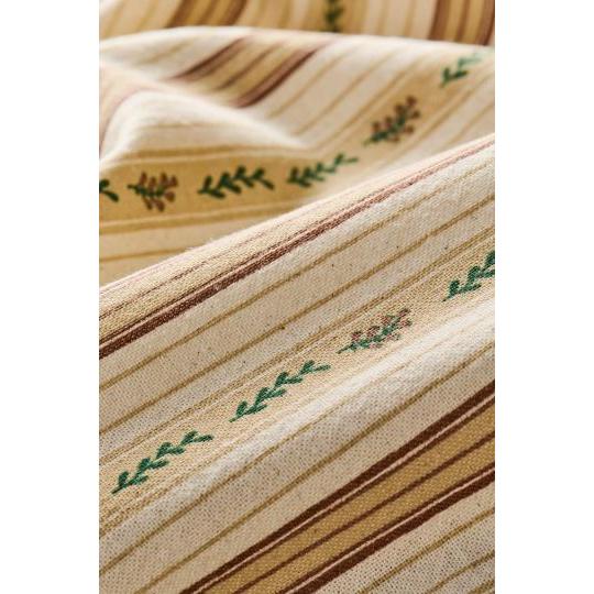 Ib Laursen, Viskestykke, Isolde, Natur m/mønster-Ib Laursen-Minlillebutik.dk