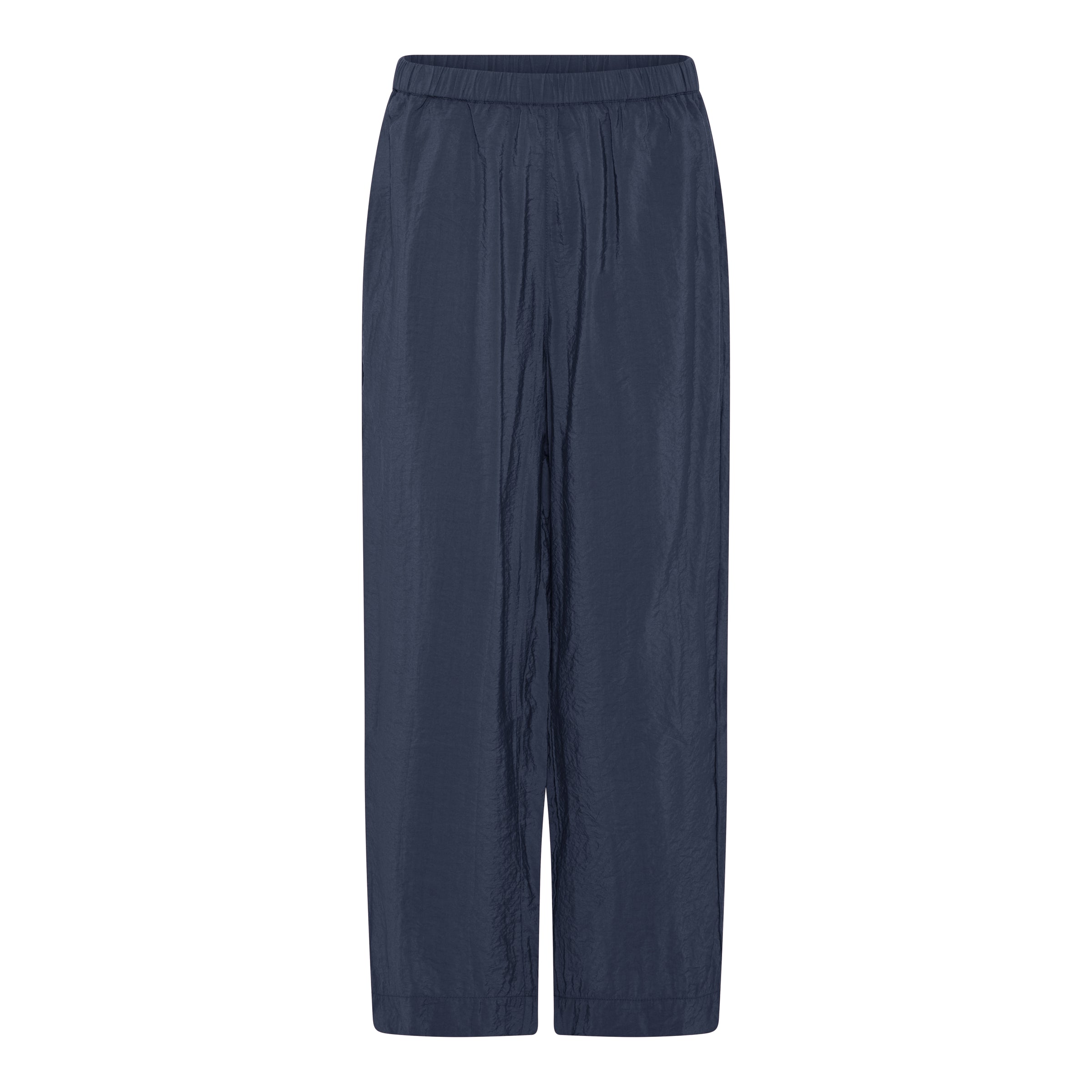 Frau, Melbourne Viscose Ankle Pant, Dark Navy-Frau-Minlillebutik.dk