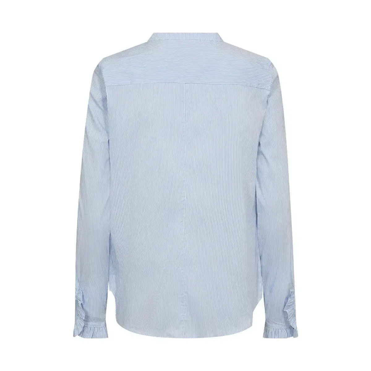 Mos Mosh, Mattie Stripe Shirt, Light Blue-Mos Mosh-Minlillebutik.dk